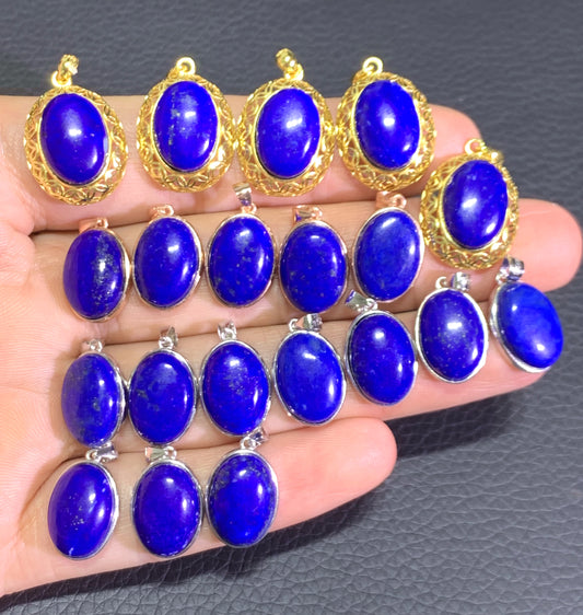 AAA Natural Authentic Afghanistan Lapis Lazuli Pendants,Lapis Lazuli Stone,Gift For Her,Healing Stone Jewelry,Lapis Lazuli Jewelry,ET-054