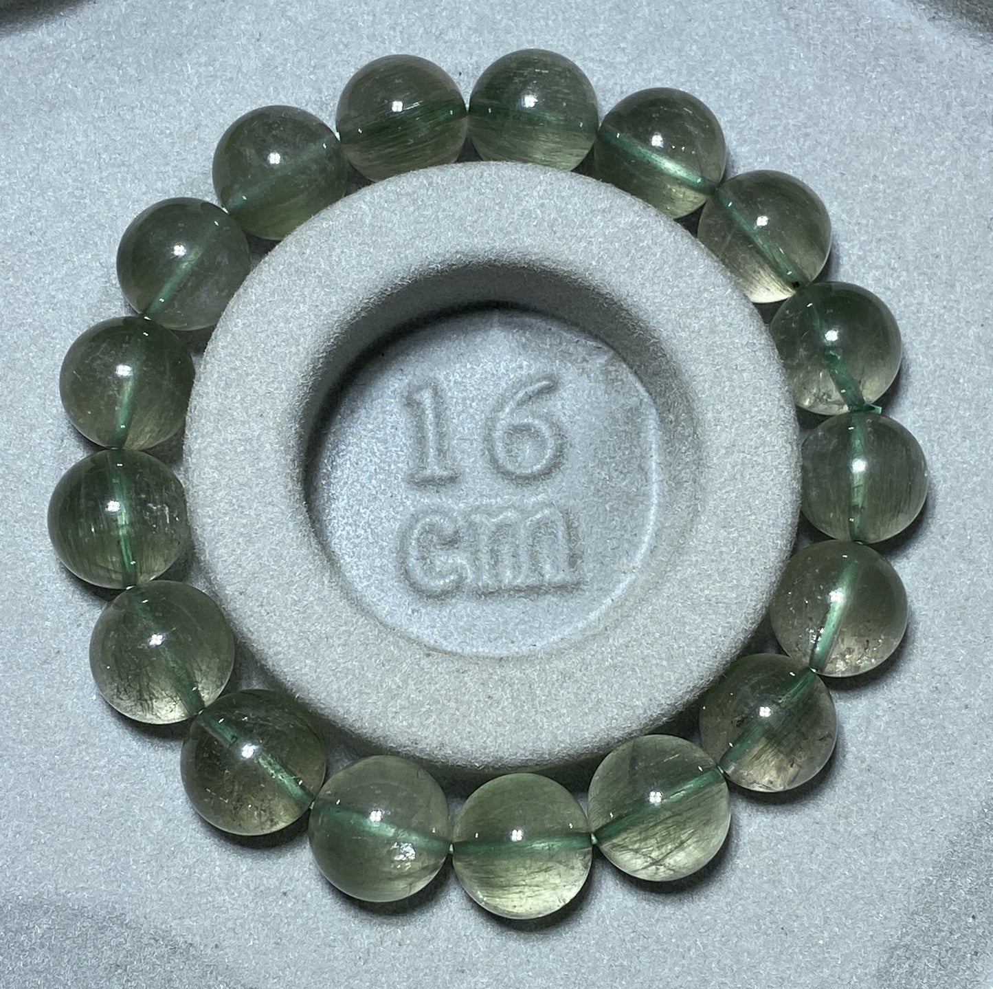 Green Rutilated Quartz Bracelet,Crystal Bracelet,11mm Bracelet,Gemstone Bracelet,Crystal Bracelet,Luck Bracelet ET193