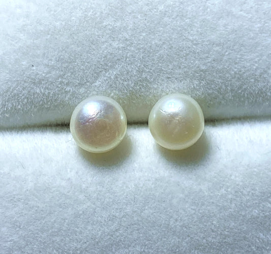 Natural pearl earrings,freshwater pearl earrings,pearl studs,women's jewelry,Birthstone Jewelry, Gift for Her,Gift For Mom