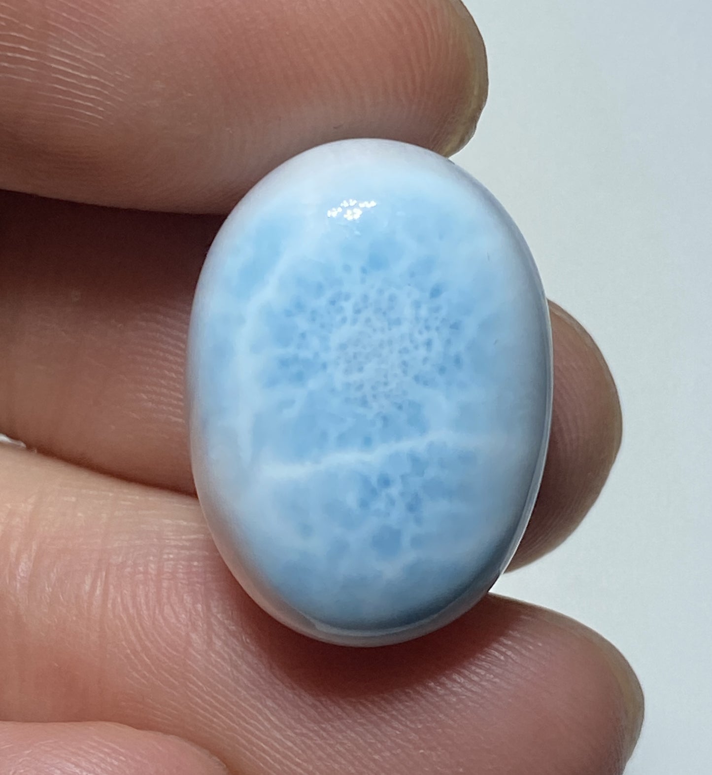 AAA Natural Authentic Dominican Larimar Pendant,Larimar Necklace,Crystal Pendant,Gems Pendant ET077