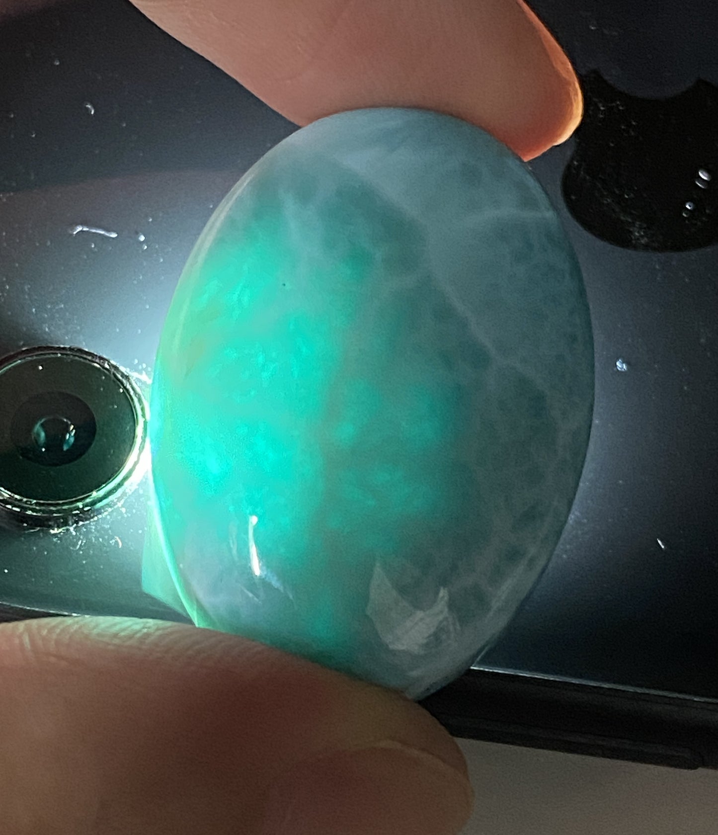 AAA Natural Authentic Dominican Larimar Pendants, Larimar Jewelry,Crystal Pendant,Gems Jewelry,Larimar Jewelry,ET243