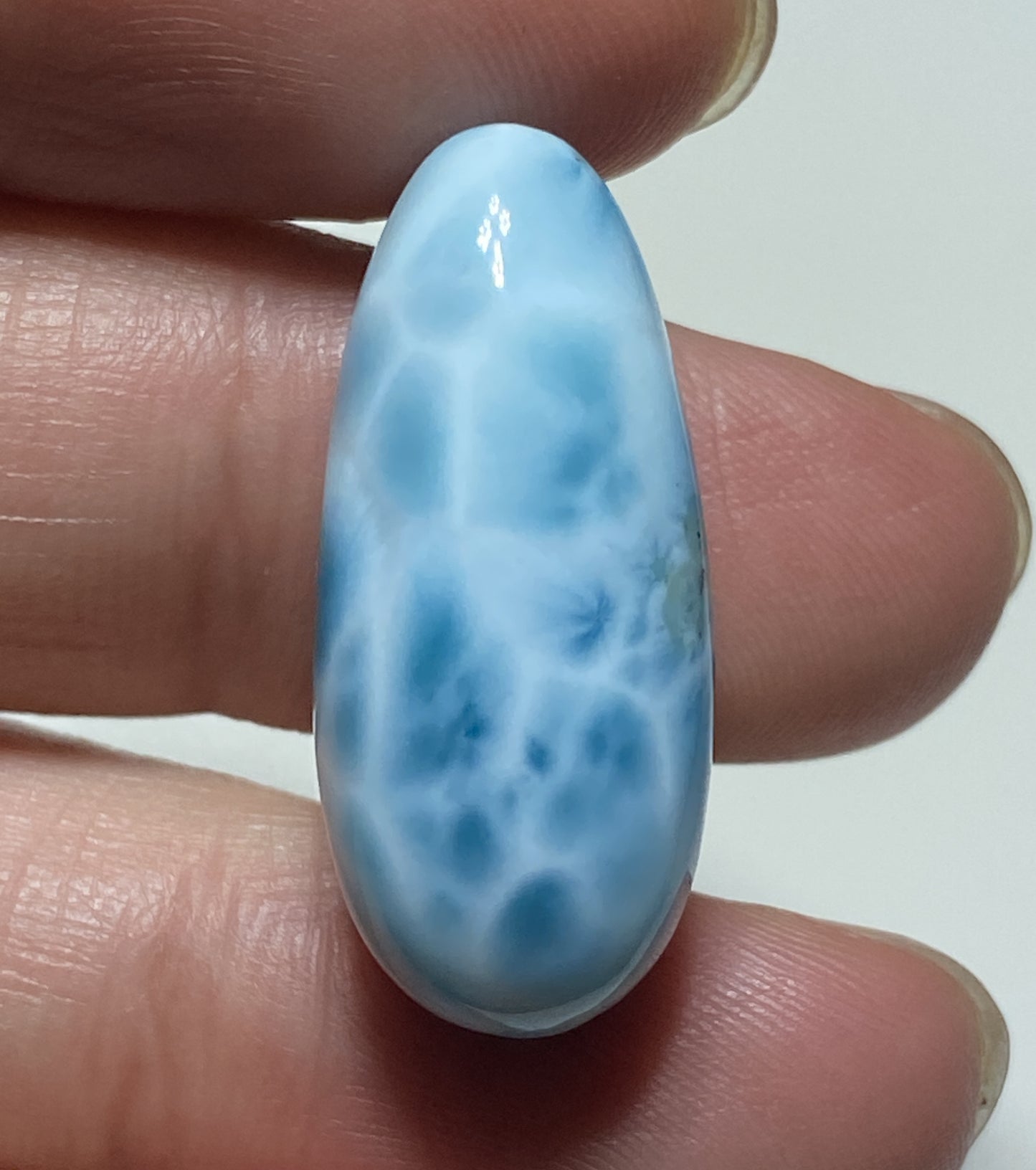 AAA Natural Authentic Dominican Larimar Pendant,Larimar Necklace,Crystal Pendant,Gems Pendant ET470