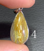 AAA+ Natural Rutilated Quartz Silver Pendant,Rutilated Quartz Stone,Crystal Pendant,Gemstone Pendant,ET0253