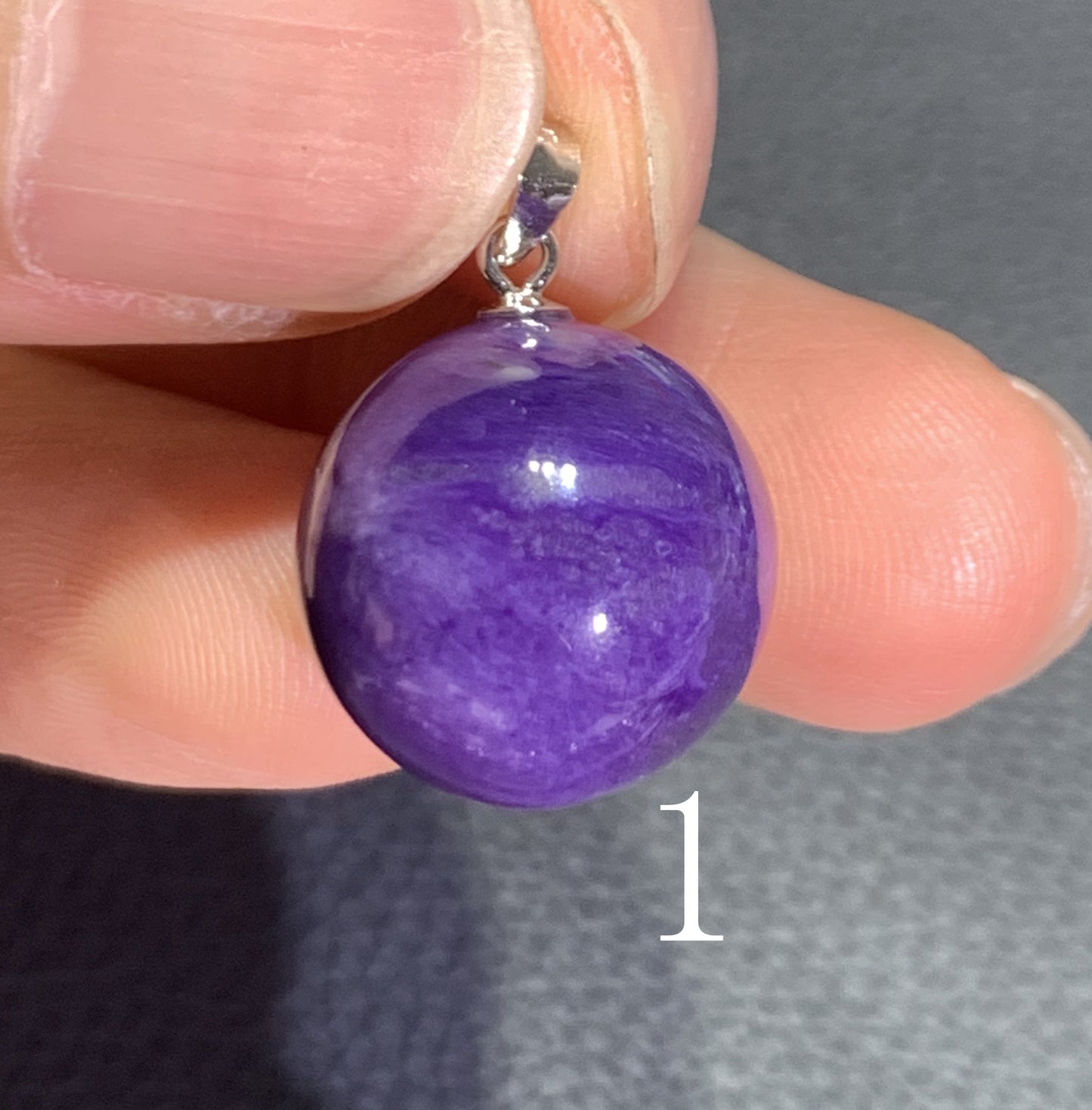 Charoite,AAAA Natural Russian Charoite Pendant,Charoite Pendant,S925 Pendant,Handmade Gift,Graduation Gifts ET007