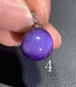 Charoite,AAAA Natural Russian Charoite Pendant,Charoite Pendant,S925 Pendant,Handmade Gift,Graduation Gifts ET007