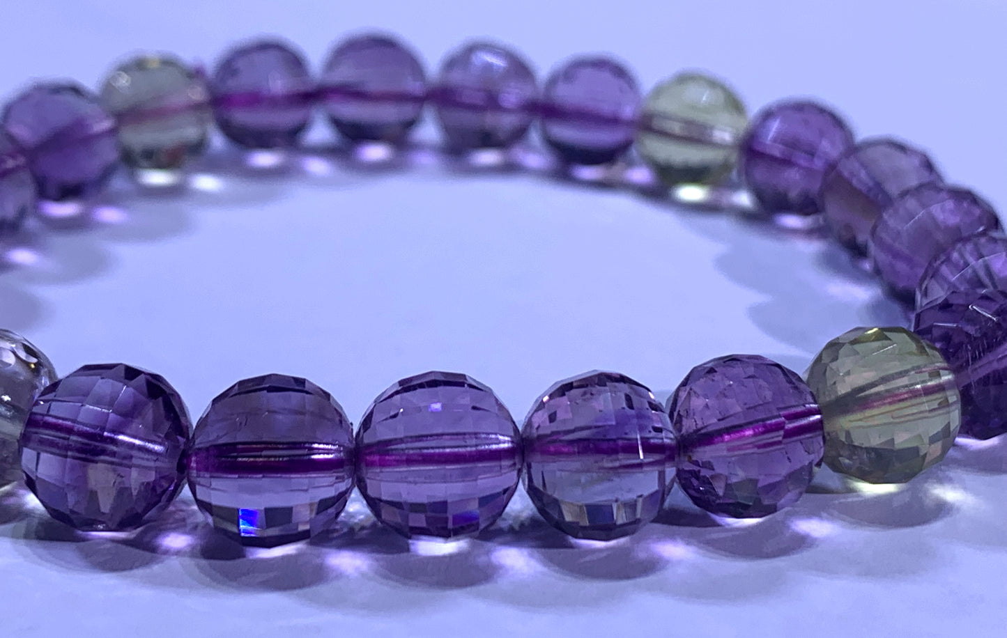 AAAA Natural Authentic Brazil Amethyst Bracelet, Crystal Bracelet,Gem Bracelet, Handmade Jewelry Bracelet ET1227