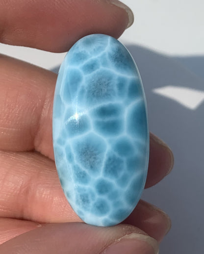 AAAA Natural Authentic Dominican Larimar Pendant,Larimar Necklace,Crystal Pendant,Gems Pendant ET198