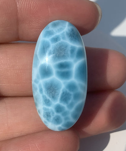 AAAA Natural Authentic Dominican Larimar Pendant,Larimar Necklace,Crystal Pendant,Gems Pendant ET198