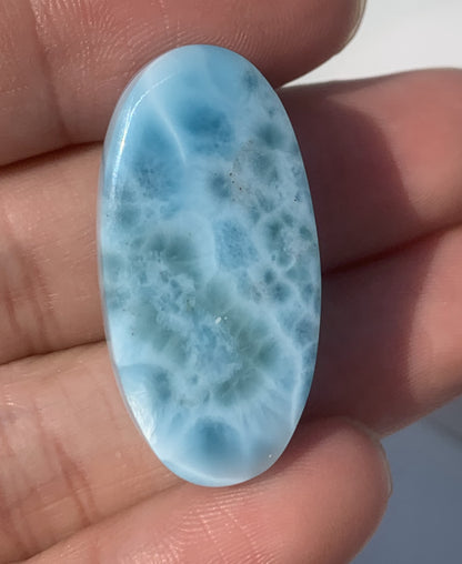 AAAA Natural Authentic Dominican Larimar Pendant,Larimar Necklace,Crystal Pendant,Gems Pendant ET198