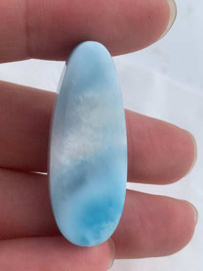 AAAA Natural Authentic Dominican Larimar Pendant,Larimar Necklace,Crystal Pendant,Gems Pendant ET268