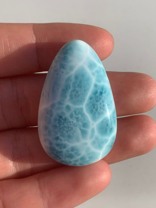 AAA+ Natural Authentic Dominican Larimar Pendant,Larimar Necklace,Crystal Pendant,Gems Pendant ET272