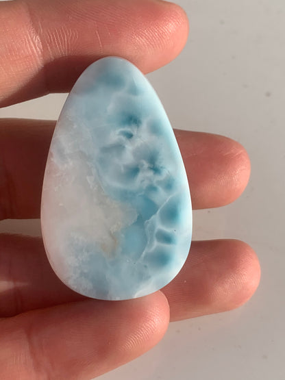 AAA+ Natural Authentic Dominican Larimar Pendant,Larimar Necklace,Crystal Pendant,Gems Pendant ET272