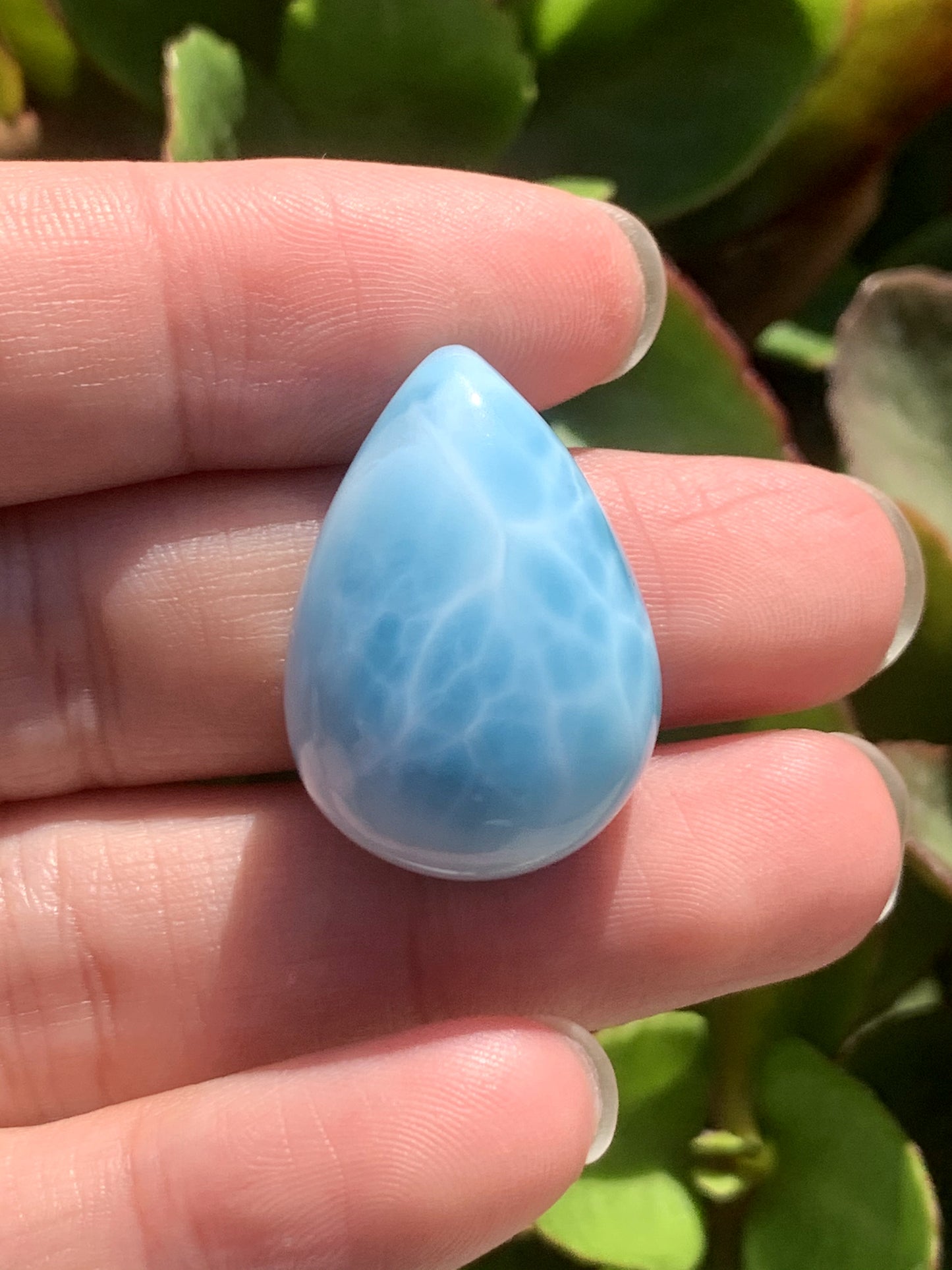 AAA+ Natural Authentic Dominican Larimar Pendant,Larimar Necklace,Crystal Pendant,Gems Pendant ET296