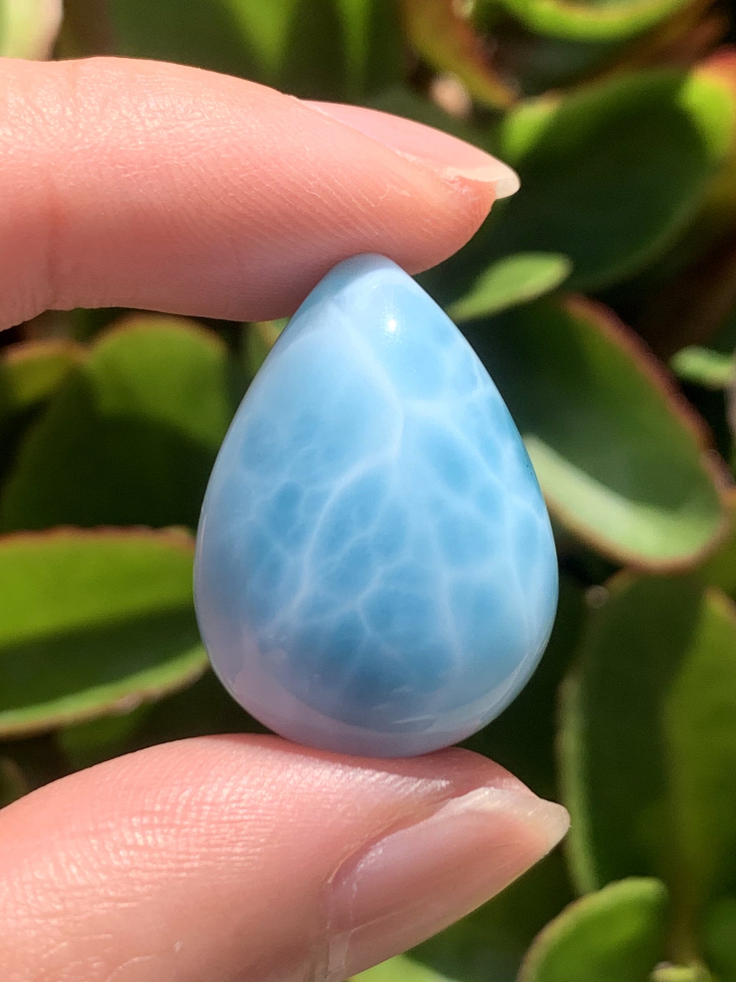 AAA+ Natural Authentic Dominican Larimar Pendant,Larimar Necklace,Crystal Pendant,Gems Pendant ET296