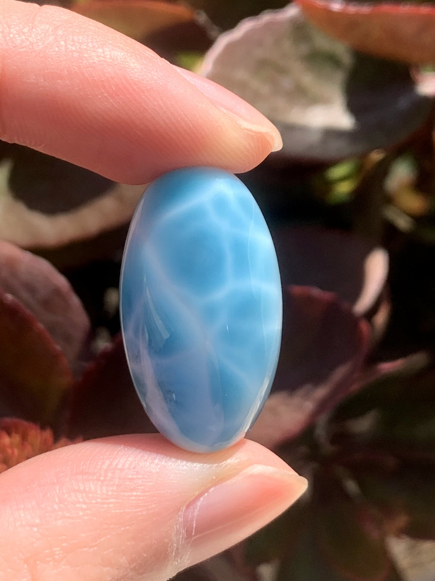 AAAA+ Natural Authentic Dominican Larimar Pendant,Larimar Necklace,Crystal Pendant,Gems Pendant ET309