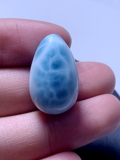 AAA++ Natural Authentic Dominican Larimar Pendant,Larimar Necklace,Crystal Pendant,Gems Pendant ET312