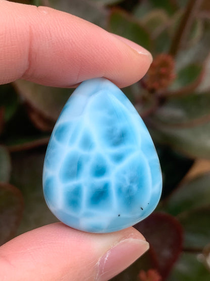 AAAA Natural Authentic Dominican Larimar Pendant,Gems Jewelry,Gems Pendant,Crystal Pendant,ET319