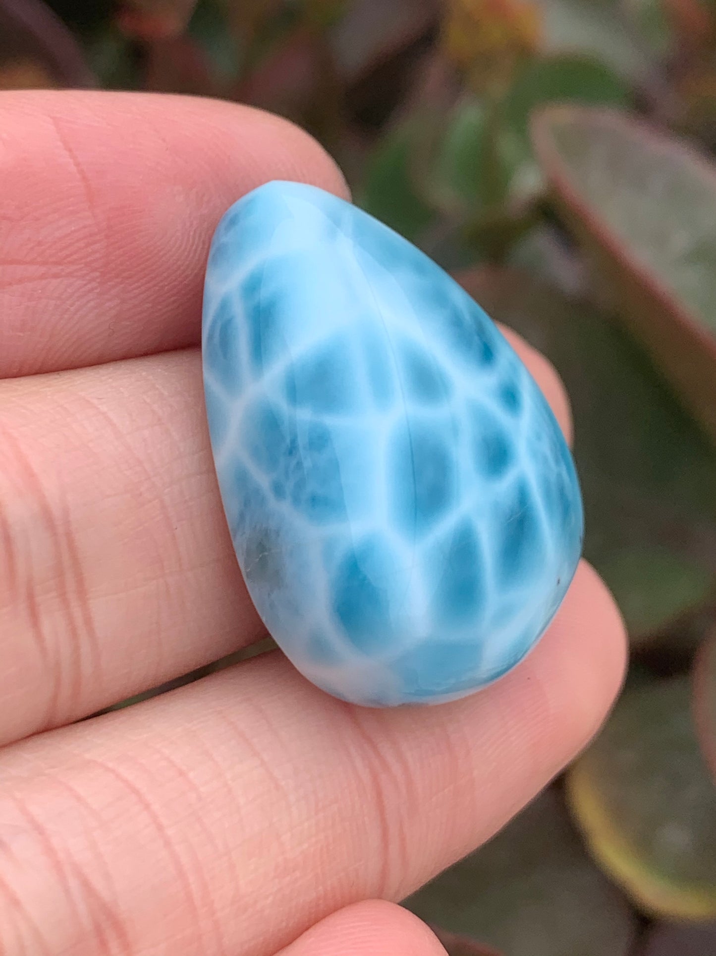 AAAA Natural Authentic Dominican Larimar Pendant,Gems Jewelry,Gems Pendant,Crystal Pendant,ET319