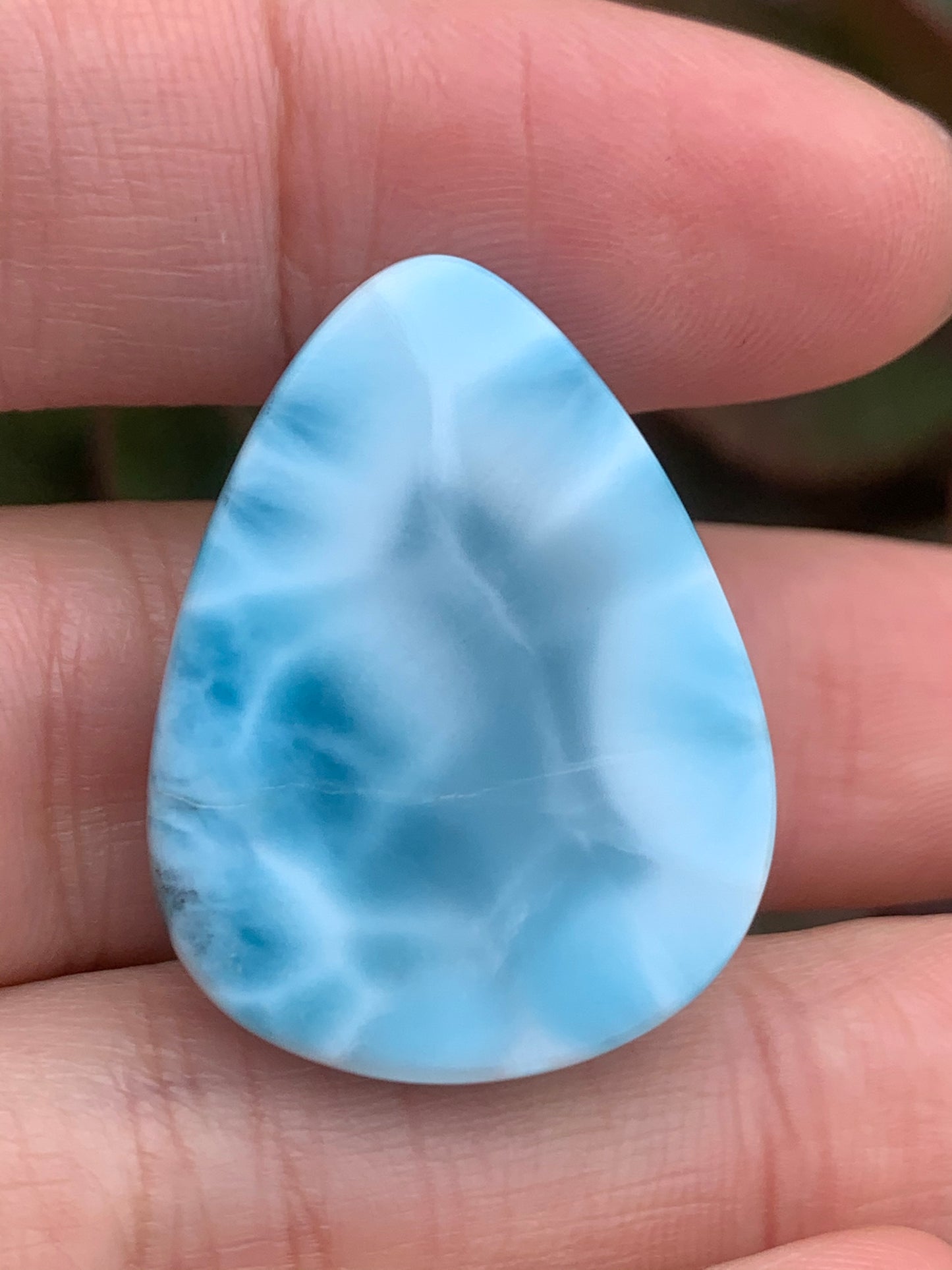 AAAA Natural Authentic Dominican Larimar Pendant,Gems Jewelry,Gems Pendant,Crystal Pendant,ET319