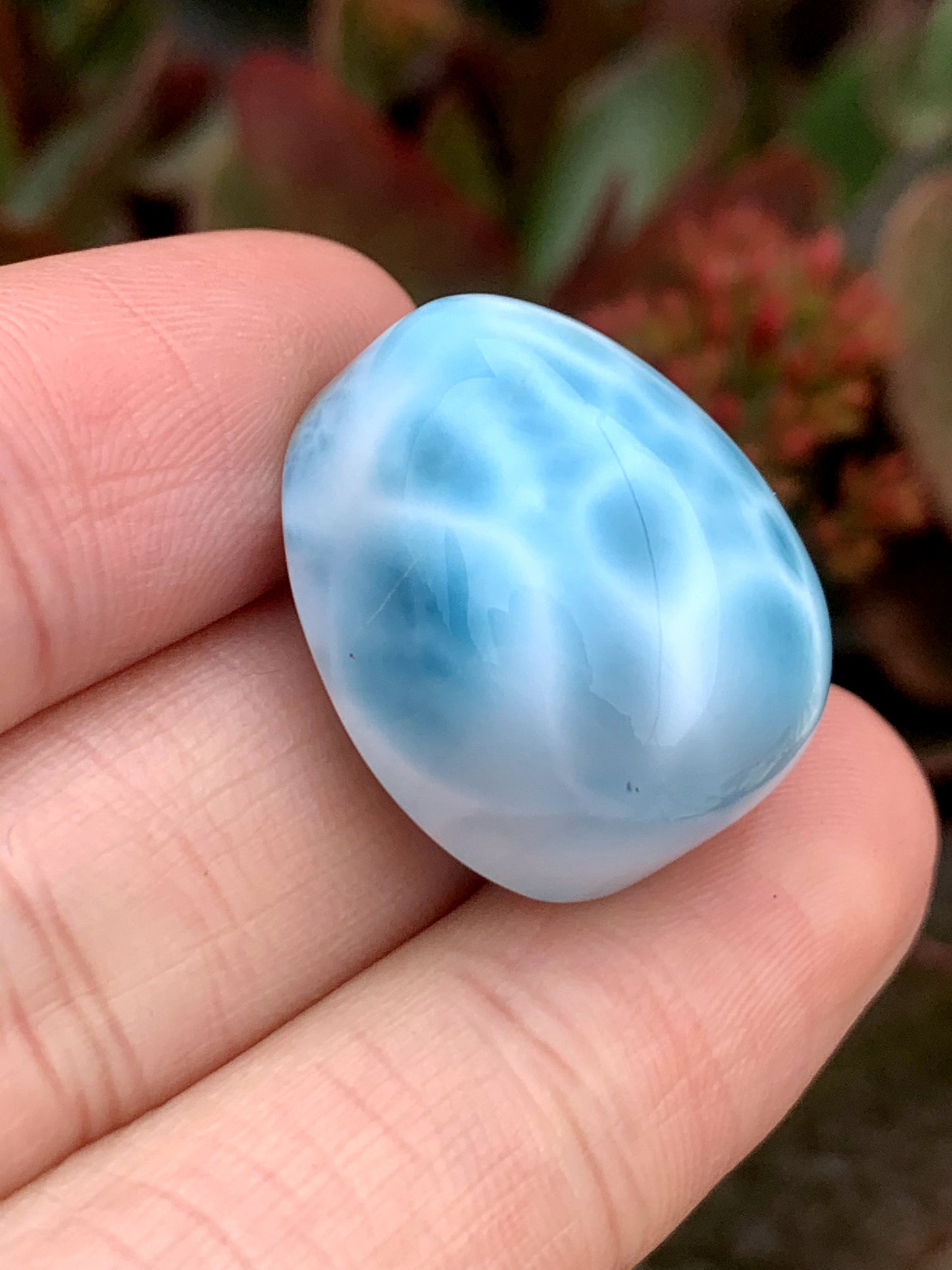 AAA+ Natural Authentic Dominican Larimar Pendant,Gems Jewelry,Gems Pendant,Crystal Pendant,ET320