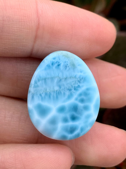 AAA+ Natural Authentic Dominican Larimar Pendant,Gems Jewelry,Gems Pendant,Crystal Pendant,ET320