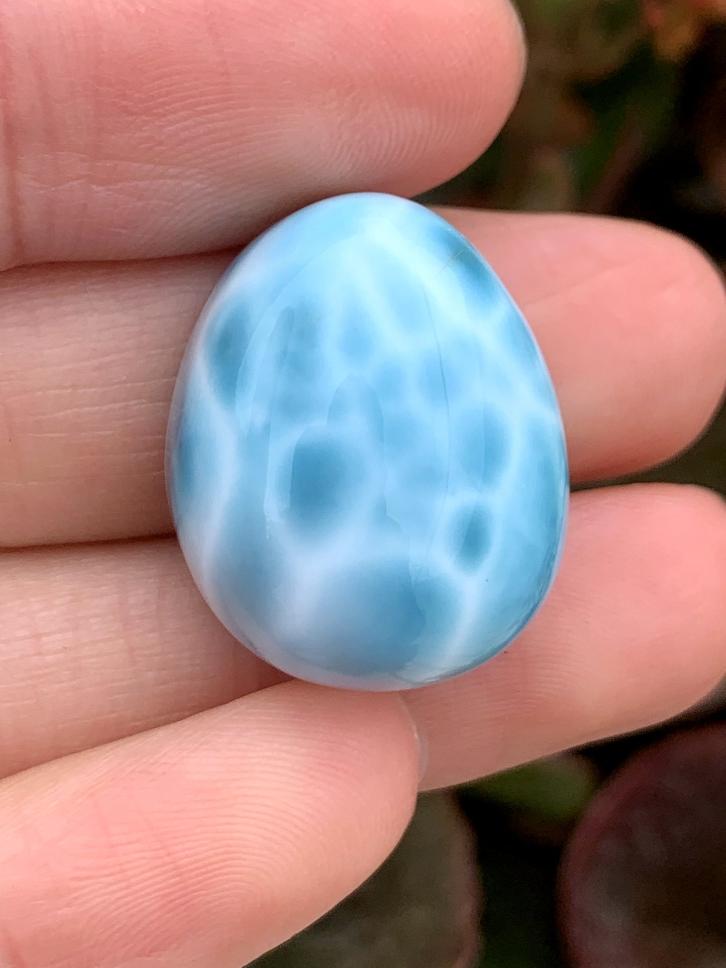 AAA+ Natural Authentic Dominican Larimar Pendant,Gems Jewelry,Gems Pendant,Crystal Pendant,ET320