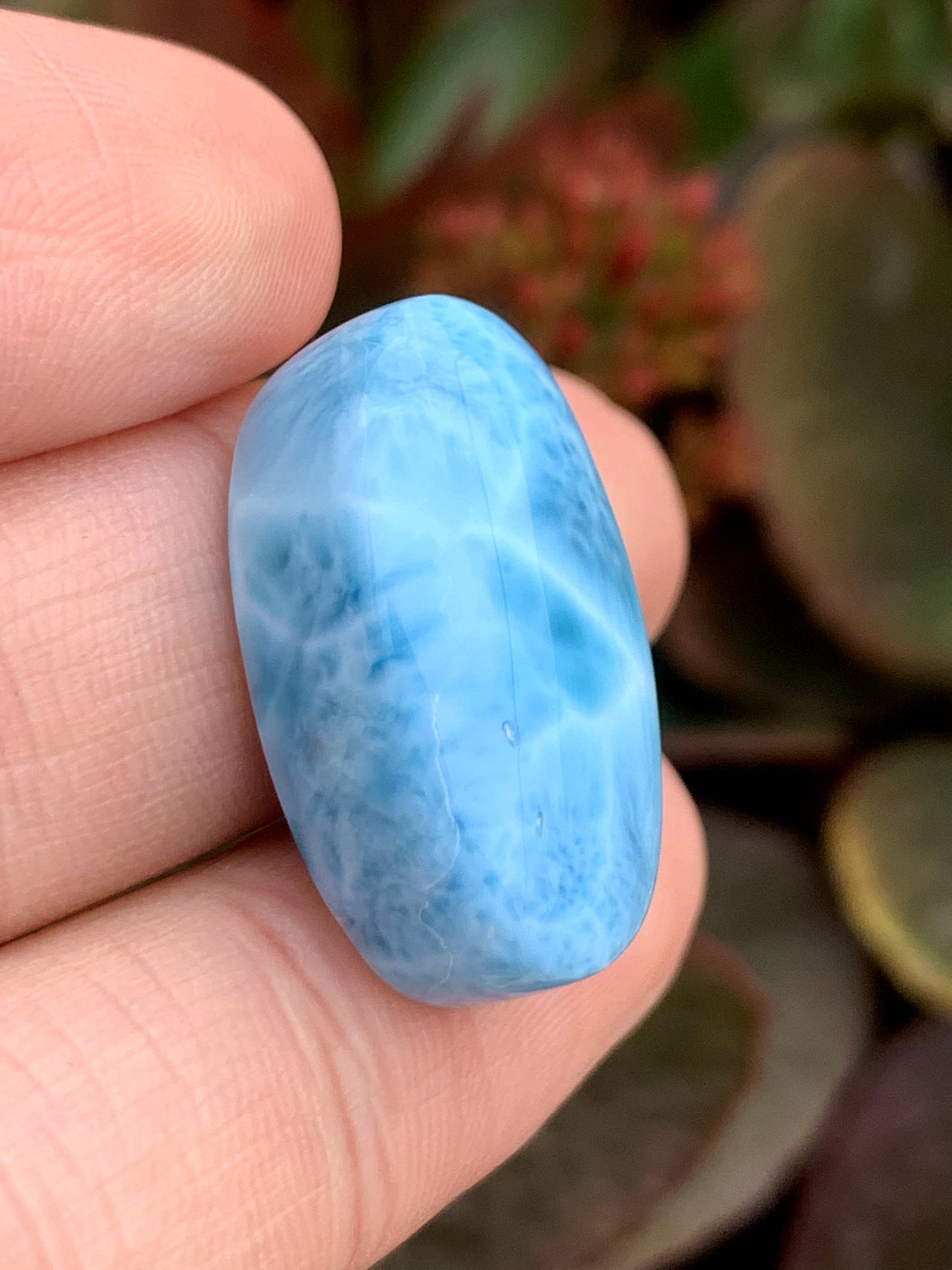 AAAA Natural Authentic Dominican Larimar Pendant,Gems Jewelry,Gems Pendant,Crystal Pendant,ET321