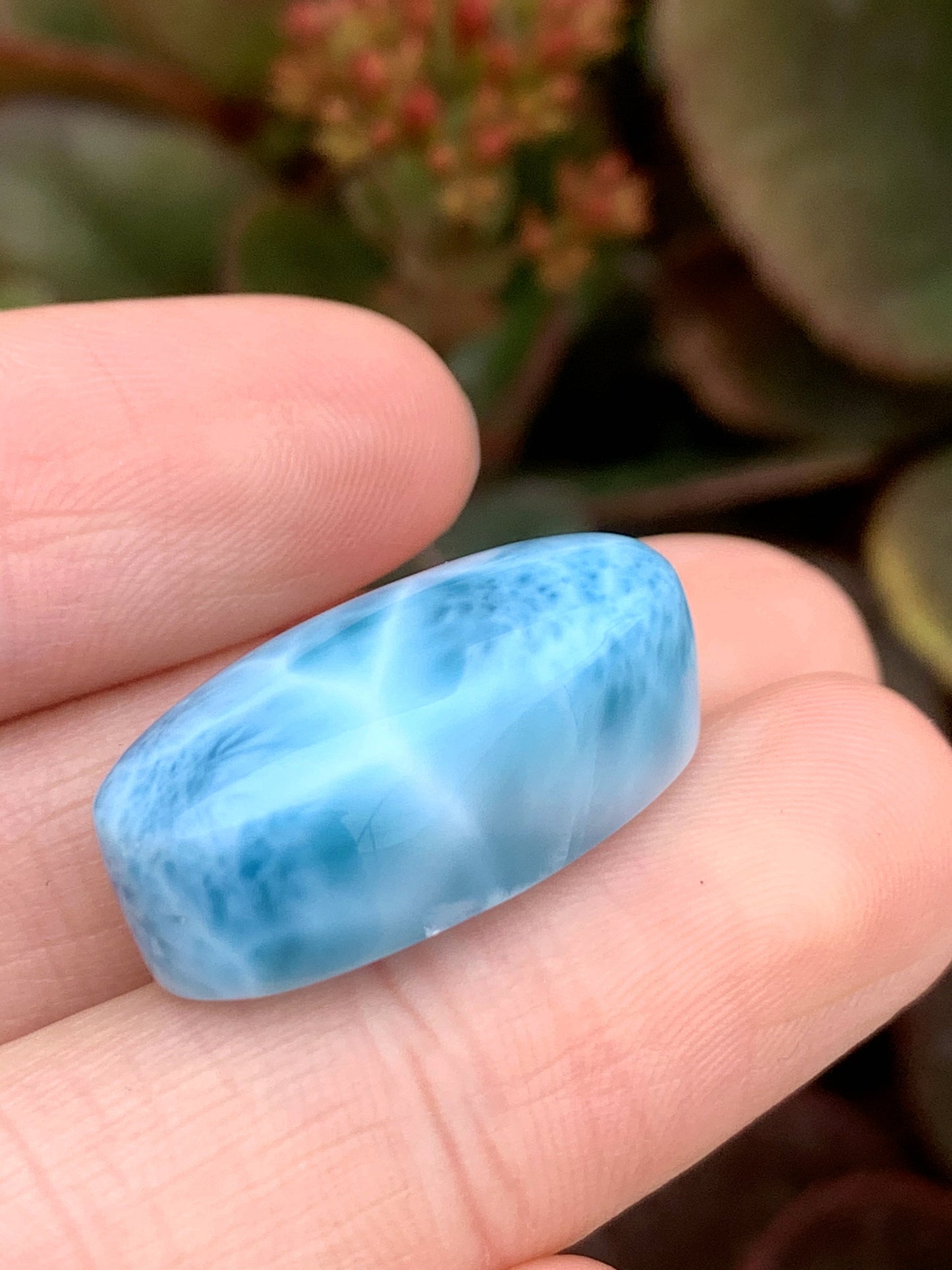 AAAA Natural Authentic Dominican Larimar Pendant,Gems Jewelry,Gems Pendant,Crystal Pendant,ET321