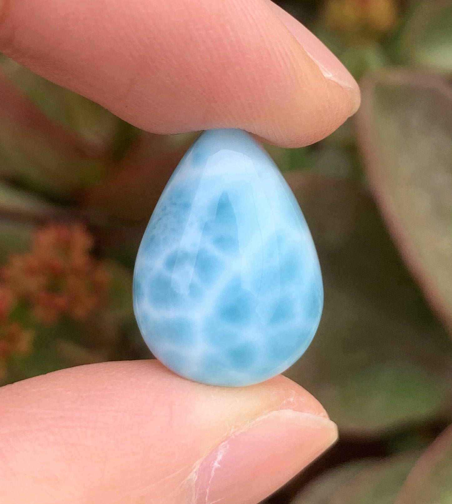 AAA+ Natural Authentic Dominican Larimar Pendant,Gems Jewelry,Gems Pendant,Crystal Pendant,ET323