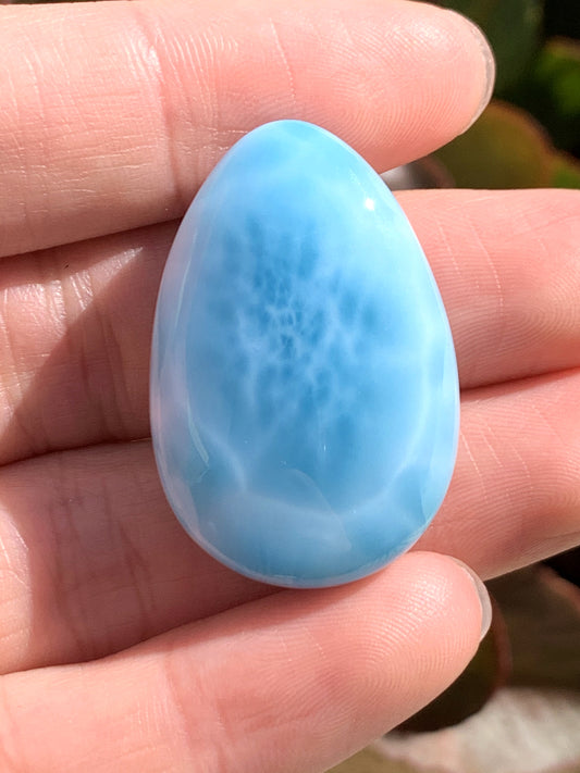 AAAA Natural Authentic Dominican Larimar Pendant,Gems Jewelry,Gems Pendant,Crystal Pendant,ET330