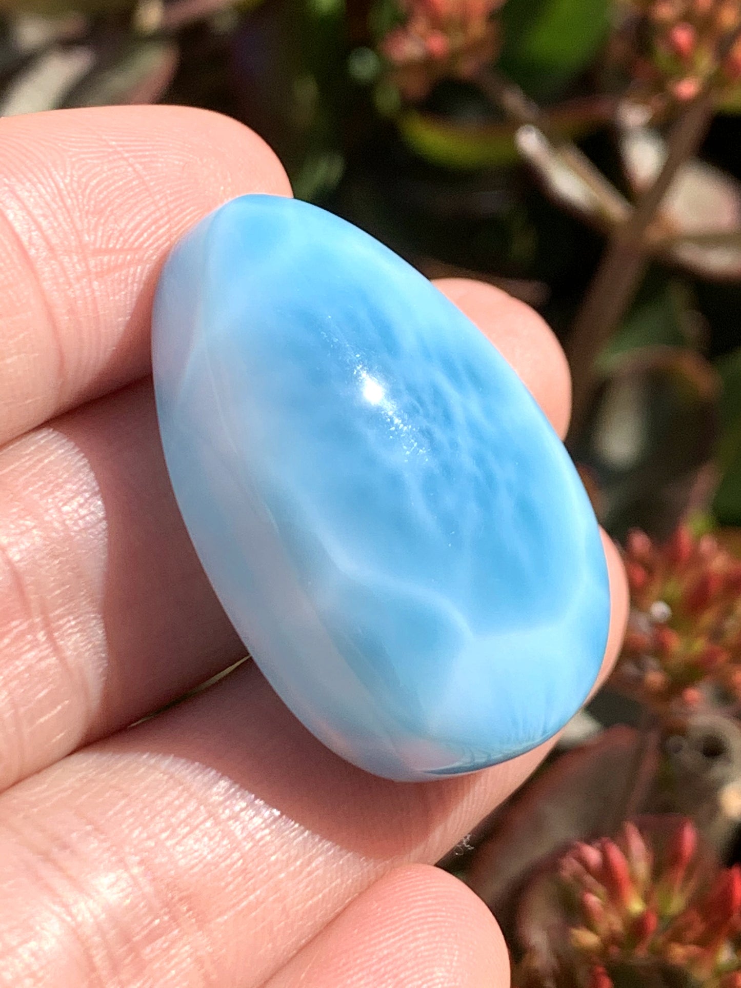 AAAA Natural Authentic Dominican Larimar Pendant,Gems Jewelry,Gems Pendant,Crystal Pendant,ET330