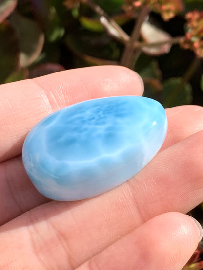 AAAA Natural Authentic Dominican Larimar Pendant,Gems Jewelry,Gems Pendant,Crystal Pendant,ET330