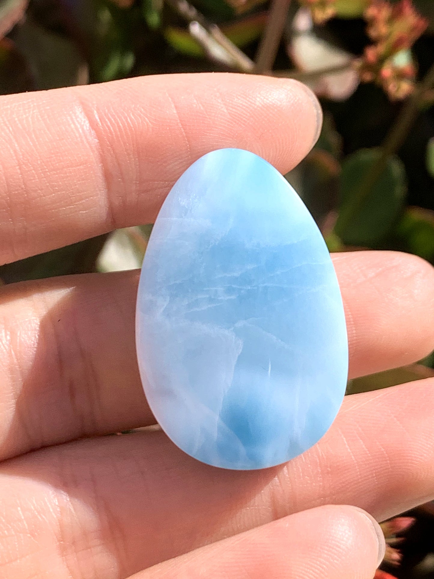 AAAA Natural Authentic Dominican Larimar Pendant,Gems Jewelry,Gems Pendant,Crystal Pendant,ET330