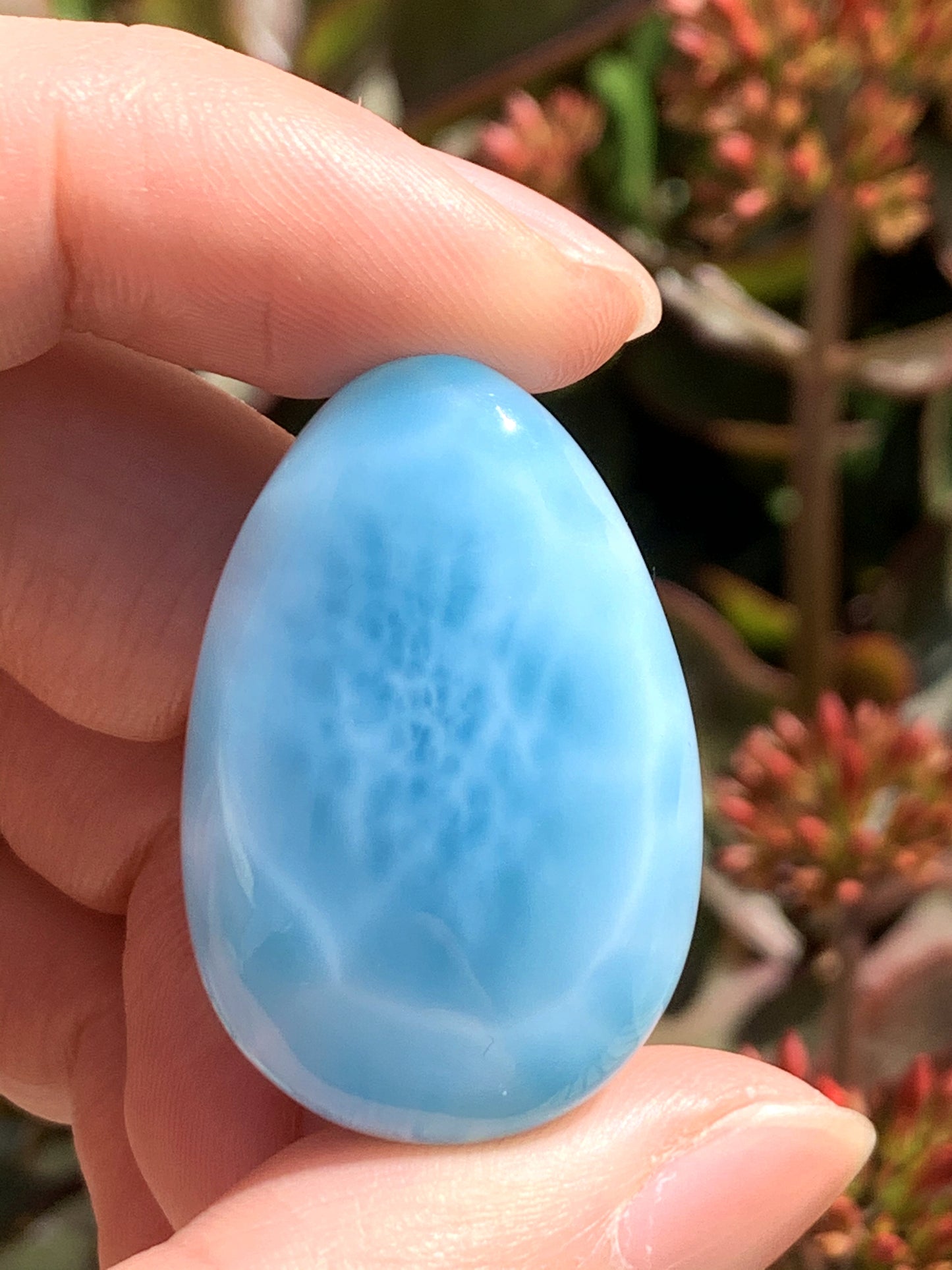 AAAA Natural Authentic Dominican Larimar Pendant,Gems Jewelry,Gems Pendant,Crystal Pendant,ET330