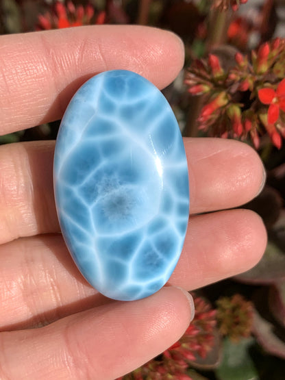 AAAAA+ Natural Authentic Dominican Larimar Pendant,Gems Jewelry,Gems Pendant,Crystal Pendant,ET357