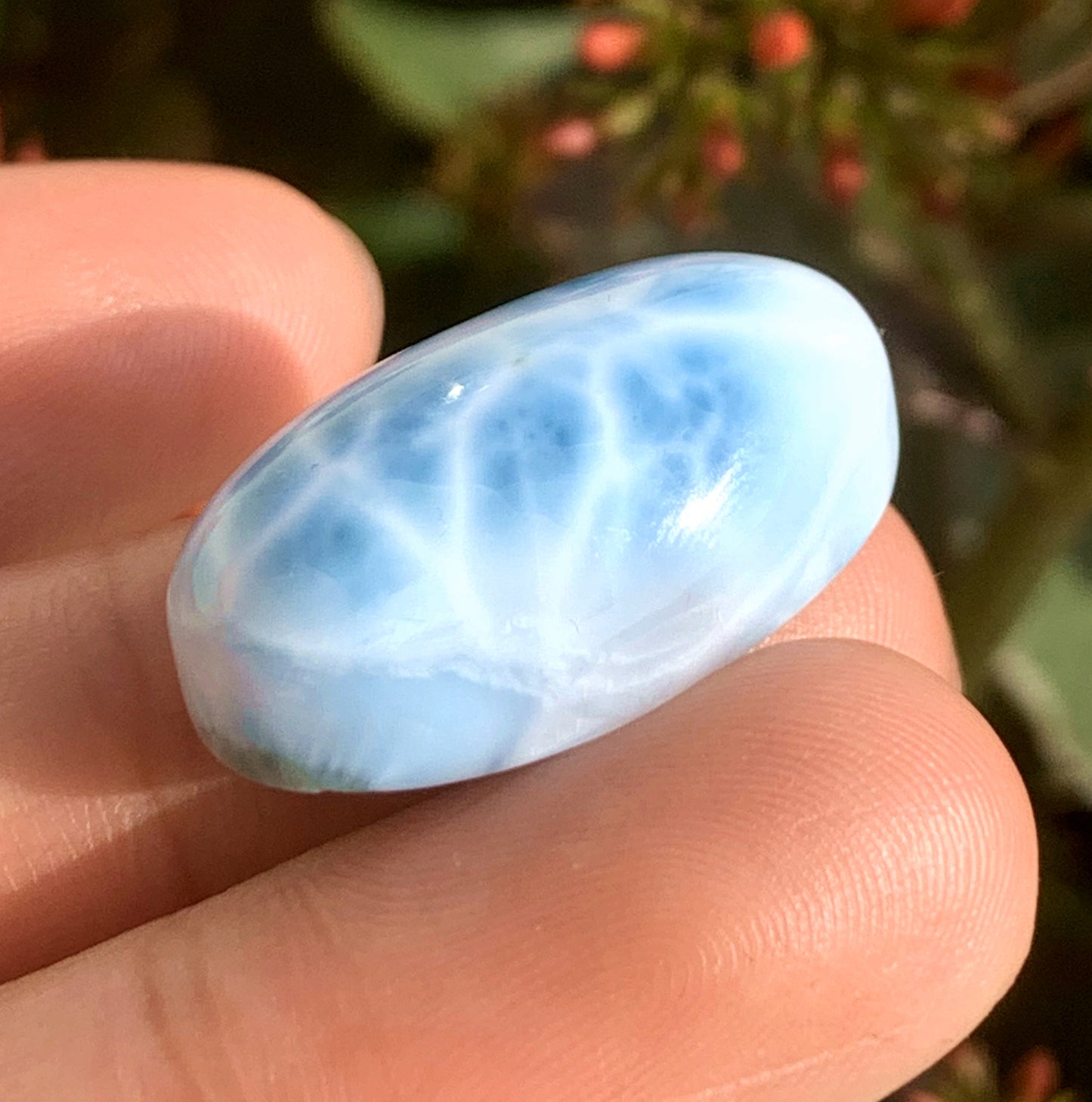 AAAA Natural Authentic Dominican Larimar Pendant,Gems Jewelry,Gems Pendant,Crystal Pendant,ET370