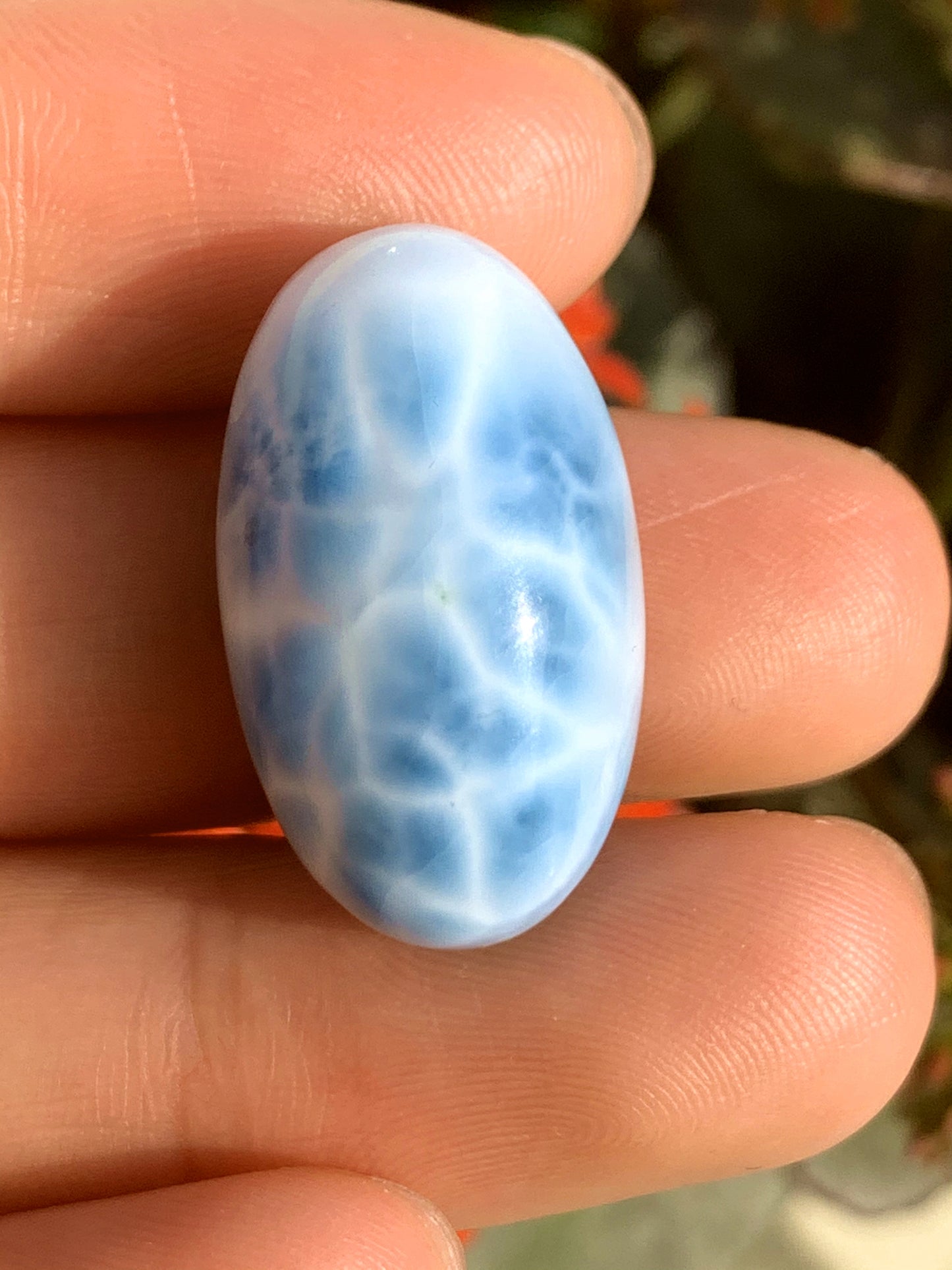 AAAA Natural Authentic Dominican Larimar Pendant,Gems Jewelry,Gems Pendant,Crystal Pendant,ET370