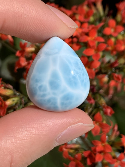 AAA+ Natural Authentic Dominican Larimar Pendant,Gems Jewelry,Gems Pendant,Crystal Pendant,ET383