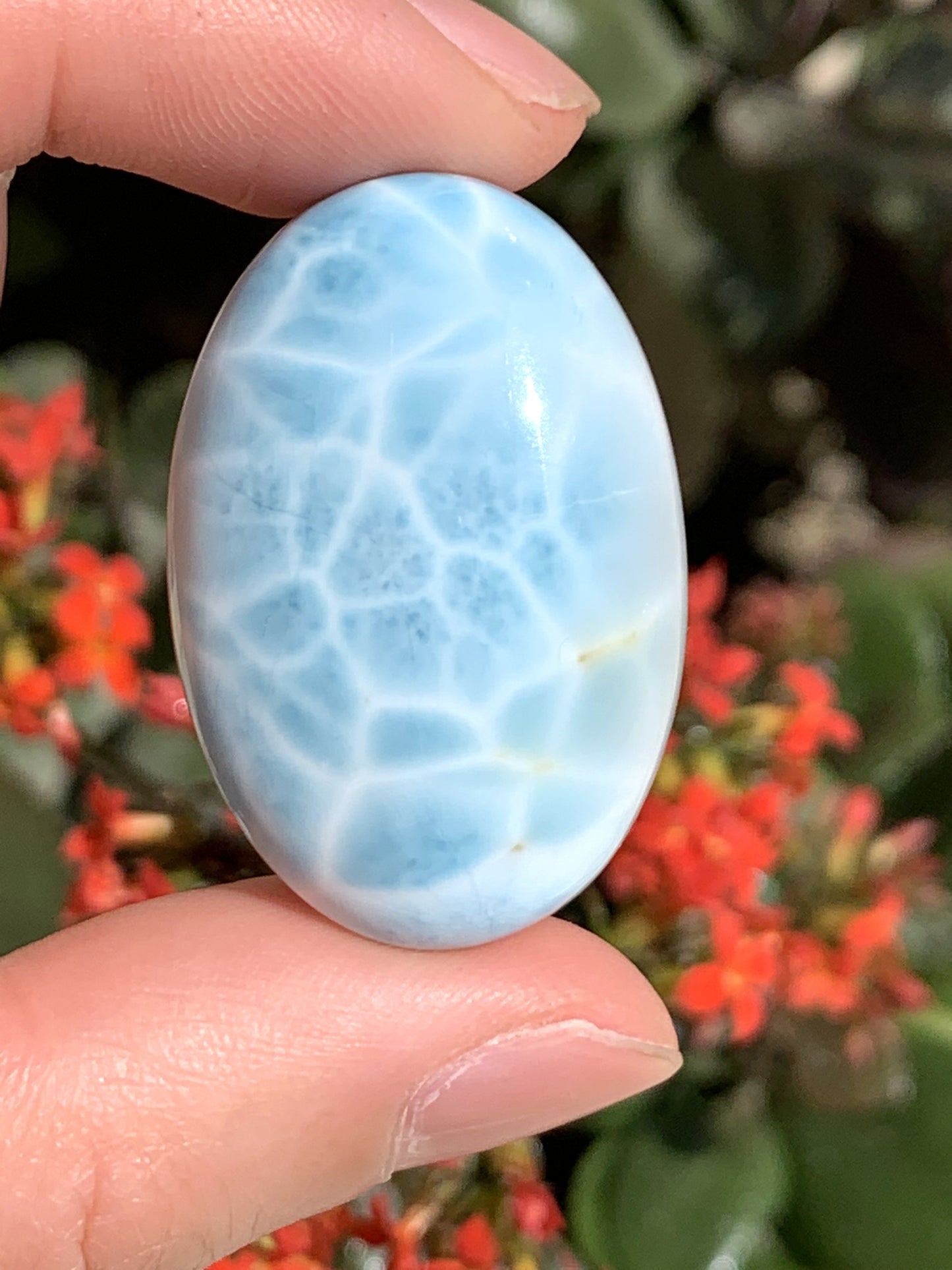 AAA+ Natural Authentic Dominican Larimar Pendant,Gems Jewelry,Gems Pendant,Crystal Pendant,ET384