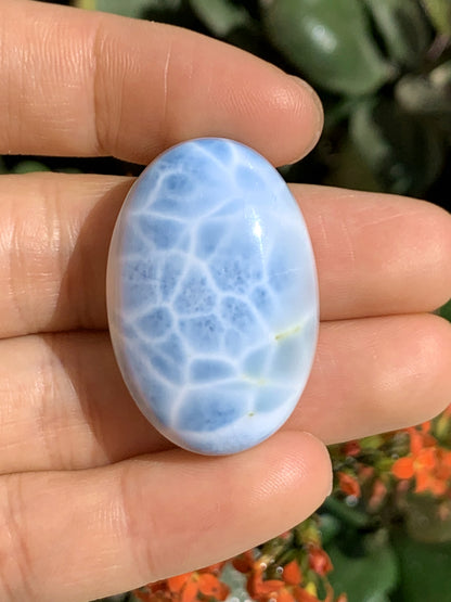 AAA+ Natural Authentic Dominican Larimar Pendant,Gems Jewelry,Gems Pendant,Crystal Pendant,ET384