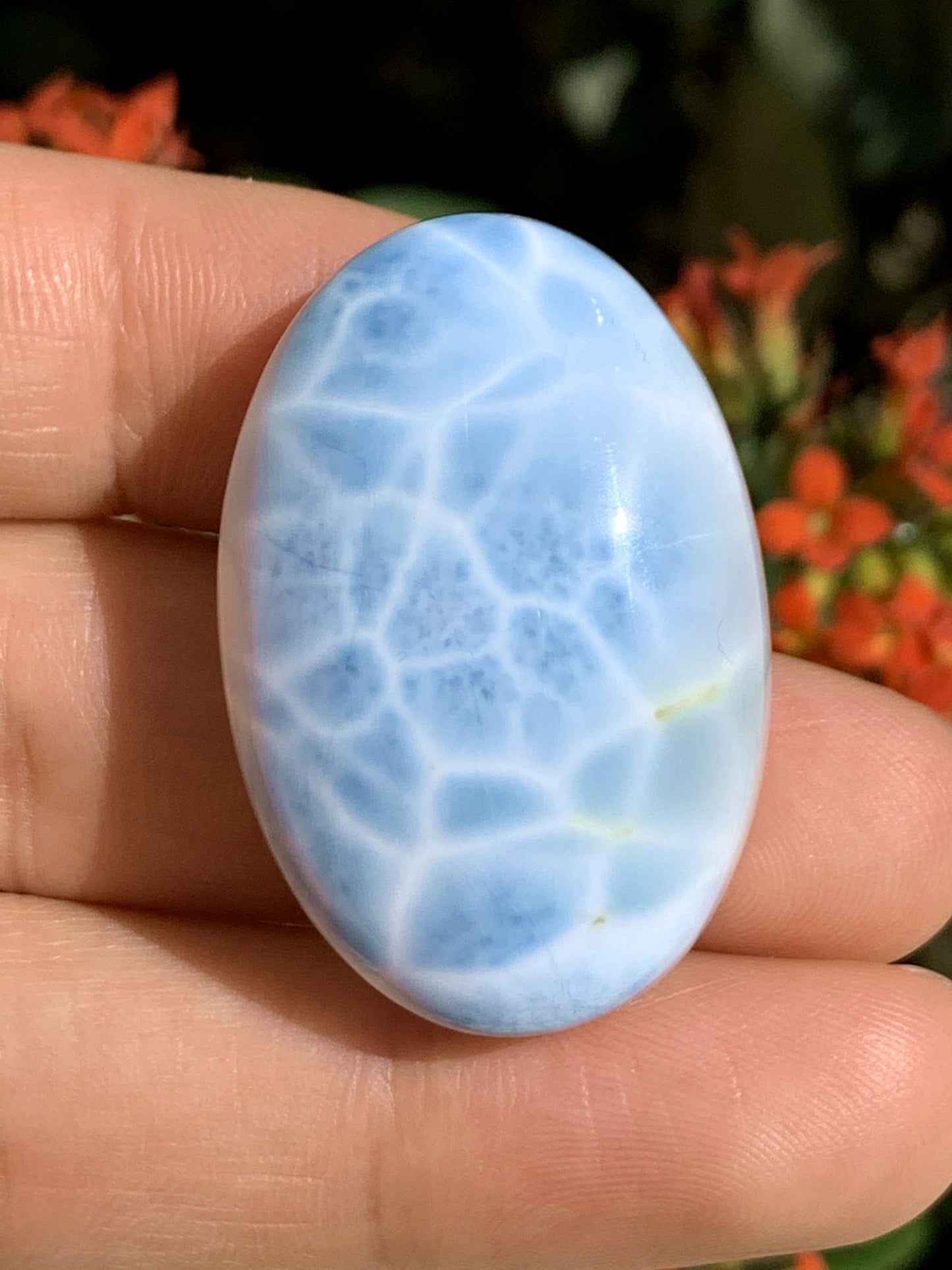 AAA+ Natural Authentic Dominican Larimar Pendant,Gems Jewelry,Gems Pendant,Crystal Pendant,ET384