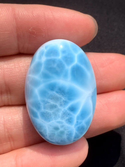 AAAA Natural Authentic Dominican Larimar Pendant,Gems Jewelry,Gems Pendant,Crystal Pendant,ET389