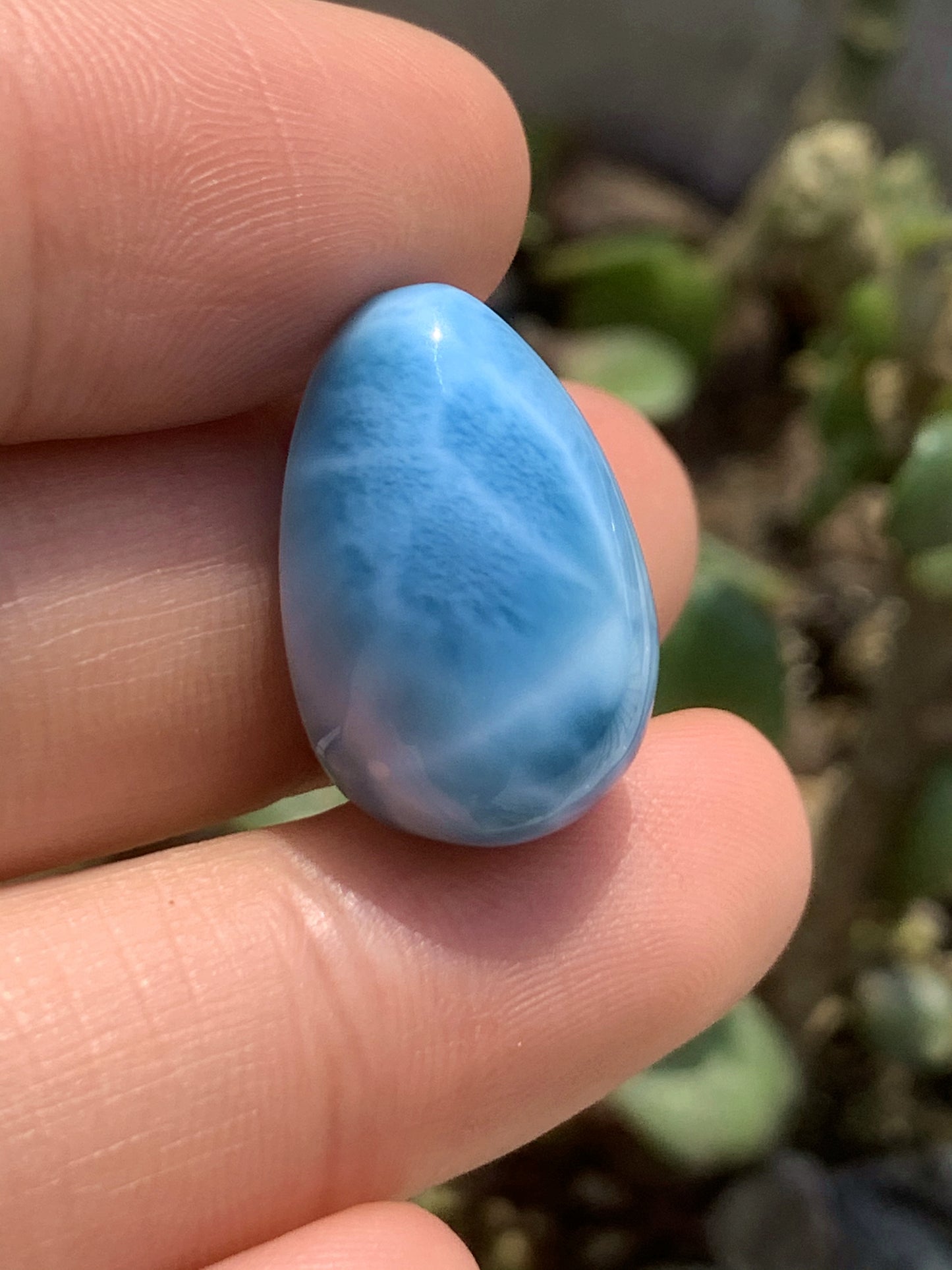 AAAA Natural Authentic Dominican Larimar Pendant,Gems Jewelry,Gems Pendant,Crystal Pendant,ET390