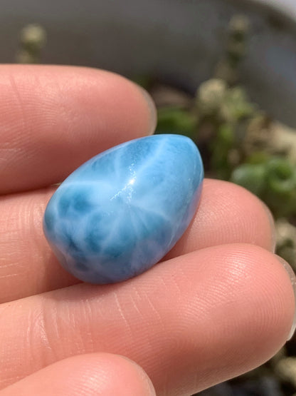 AAAA Natural Authentic Dominican Larimar Pendant,Gems Jewelry,Gems Pendant,Crystal Pendant,ET390