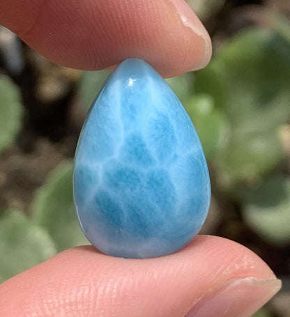 AAAA+ Natural Authentic Dominican Larimar Pendant,Gems Jewelry,Gems Pendant,Crystal Pendant,ET391