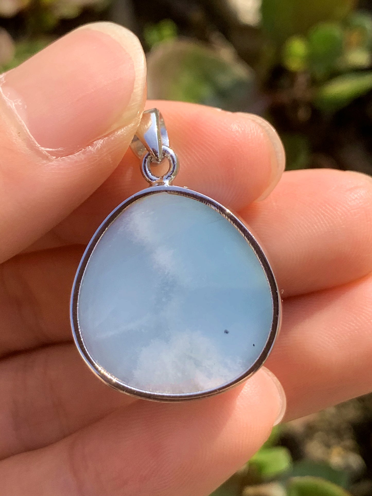 AAAA Natural Authentic Dominican Larimar Pendant,Gems Jewelry,Gems Pendant,Crystal Pendant,ET394