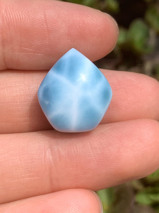 AAAA Natural Authentic Dominican Larimar Pendant,Gems Jewelry,Gems Pendant,Crystal Pendant,ET405