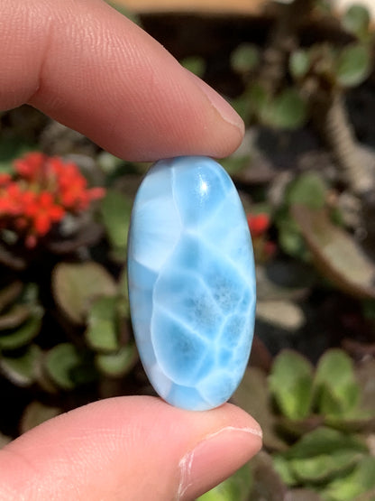 AAAA Natural Authentic Dominican Larimar Pendant,Gems Jewelry,Gems Pendant,Crystal Pendant,ET412