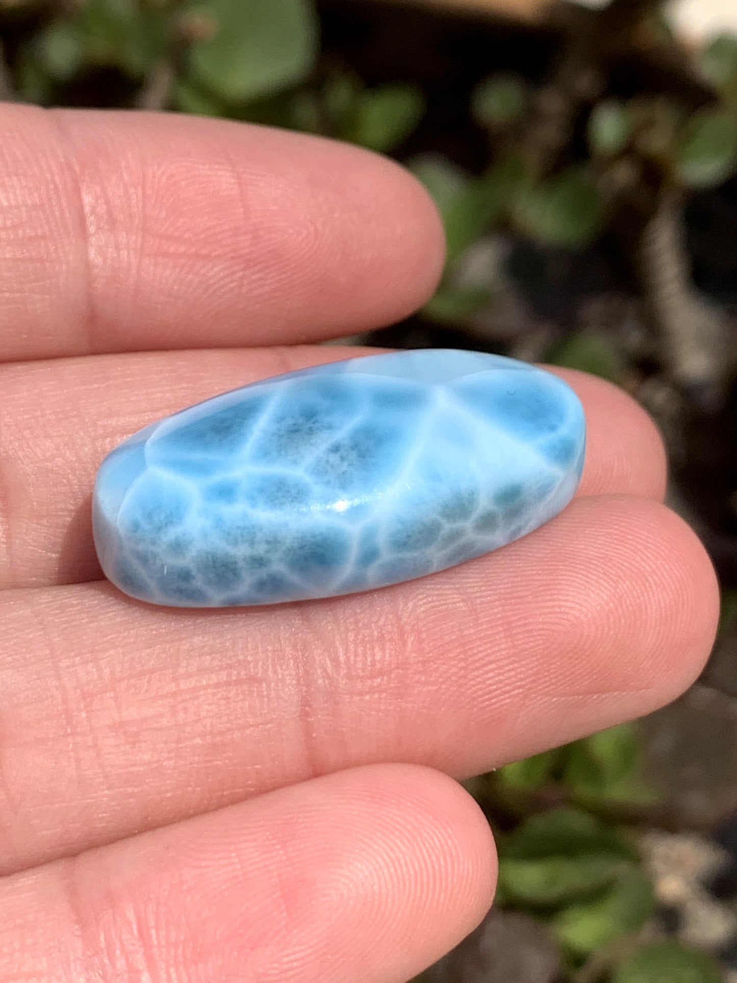 AAAA Natural Authentic Dominican Larimar Pendant,Gems Jewelry,Gems Pendant,Crystal Pendant,ET412