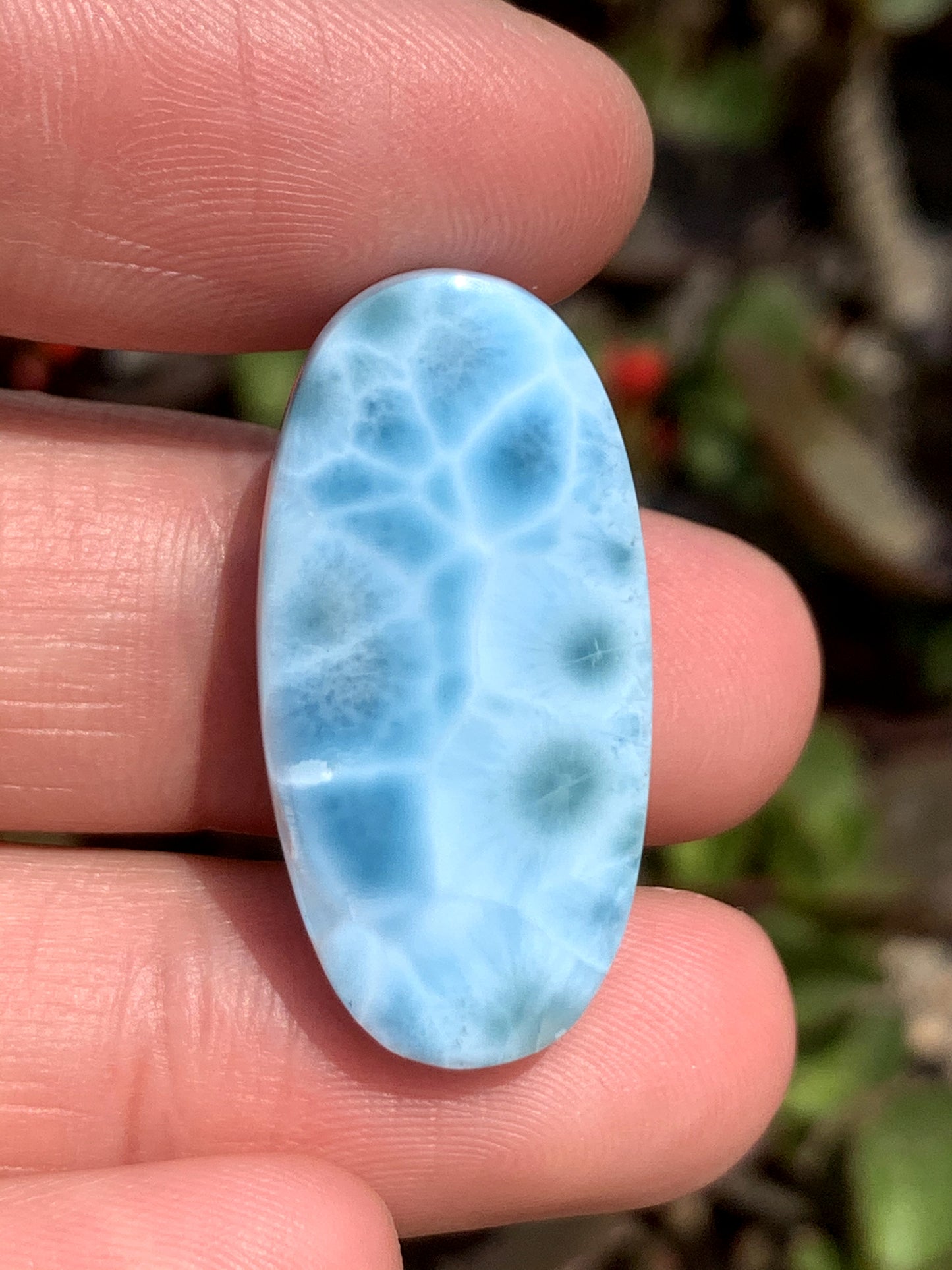 AAAA Natural Authentic Dominican Larimar Pendant,Gems Jewelry,Gems Pendant,Crystal Pendant,ET412